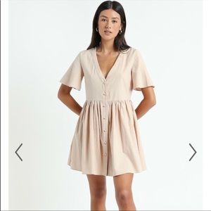 showpo staycation babydoll dress